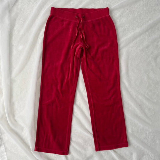 NYL red lowrise sweatpants (PM)