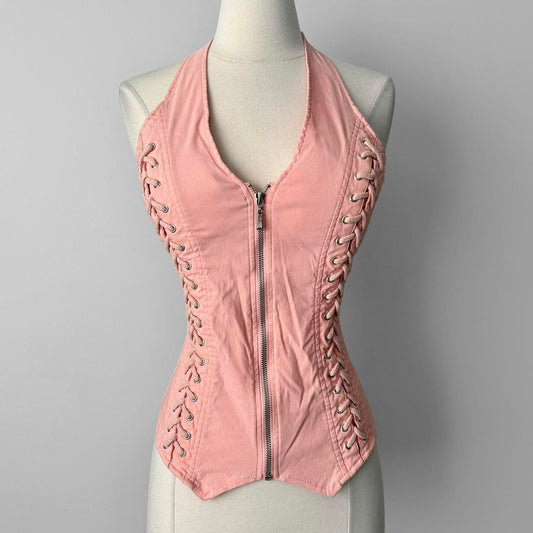 Oh Yes cowgirl halter top (L)