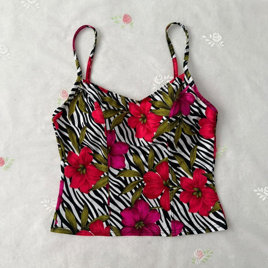 St John’s Bay zebra print swim top (12)