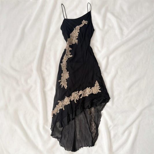 René Derhy asymmetric fairygoth dress (S)
