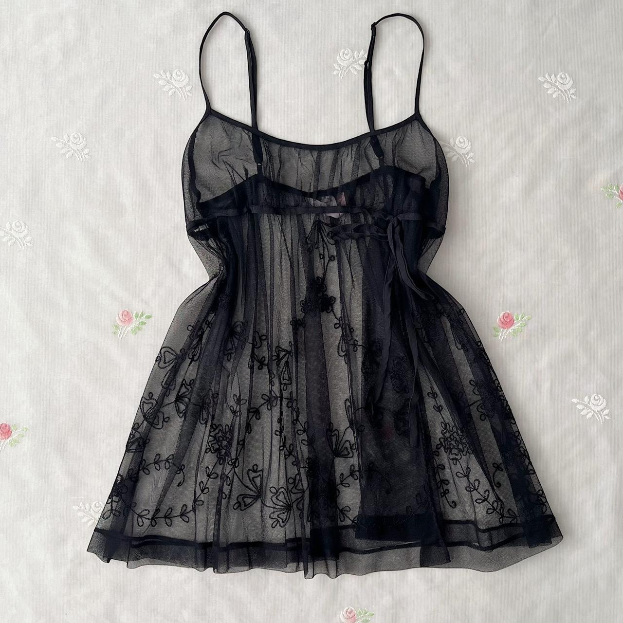 Victoria’s Secret milkmaid mesh slip dress (M)