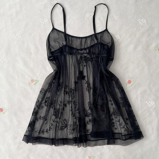 Victoria’s Secret milkmaid mesh slip dress (M)