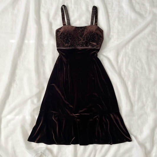 R&K Evening velvet milkmaid dress (12)