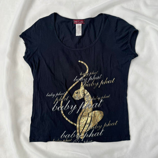 Baby Phat sequin graphic t-shirt (1X)