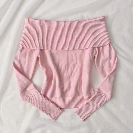 Coquette off the shoulder sweater (M)