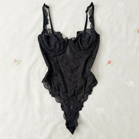 Victoria’s Secret fairygoth lace bodysuit (36B)