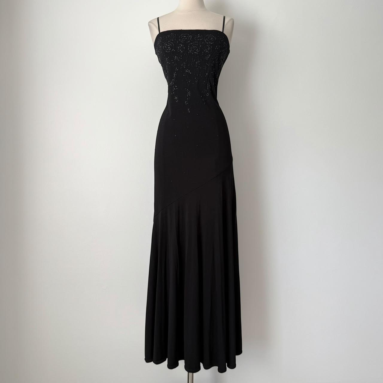 Giorgio Fiorlini beaded maxi prom dress (L)