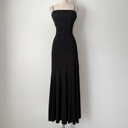 Giorgio Fiorlini beaded maxi prom dress (L)