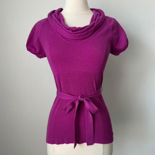 Charlotte Russe purple babydoll sweater (M)