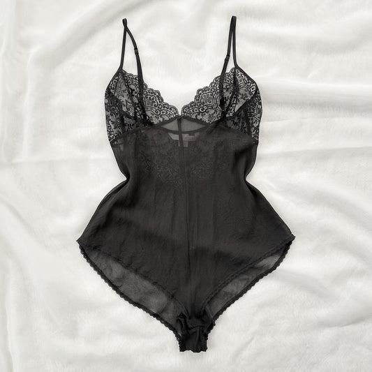 Victoria’s Secret silk lace bodysuit (M)