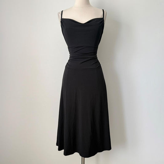 Bandolino cowl neck ruched dress (S)