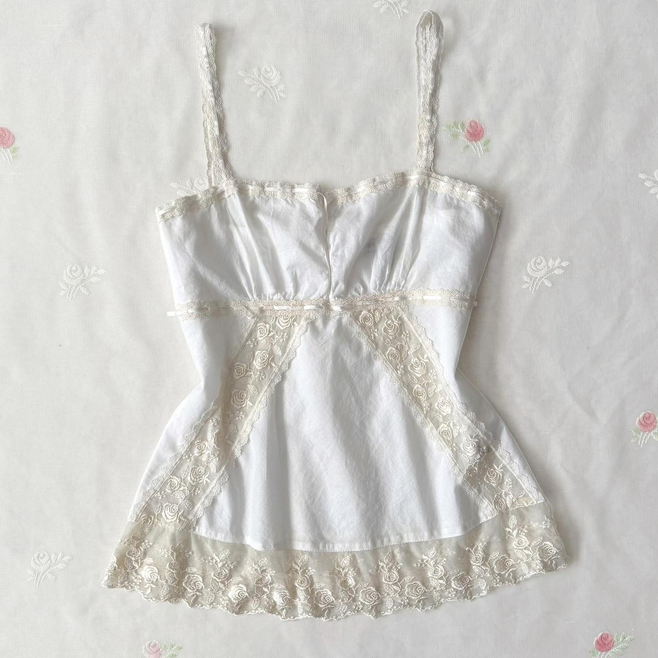 Guess coquette milkmaid cotton cami (XS)