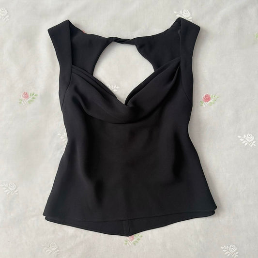 Metro Style cowl neck tank top (12)