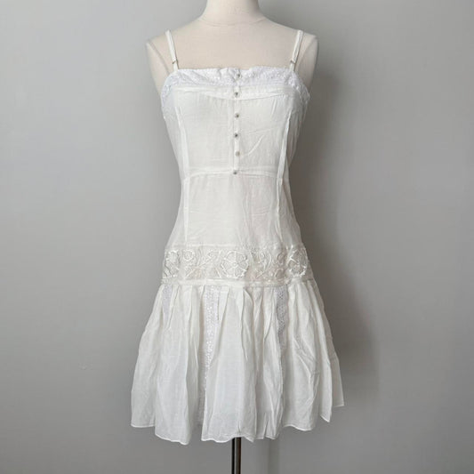 Murmur cottagecore dropped waist dress (L)