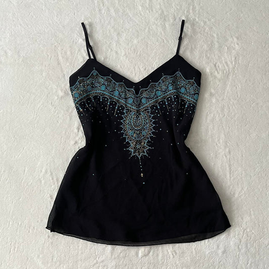 Funkadelic indie goth cami top (S)