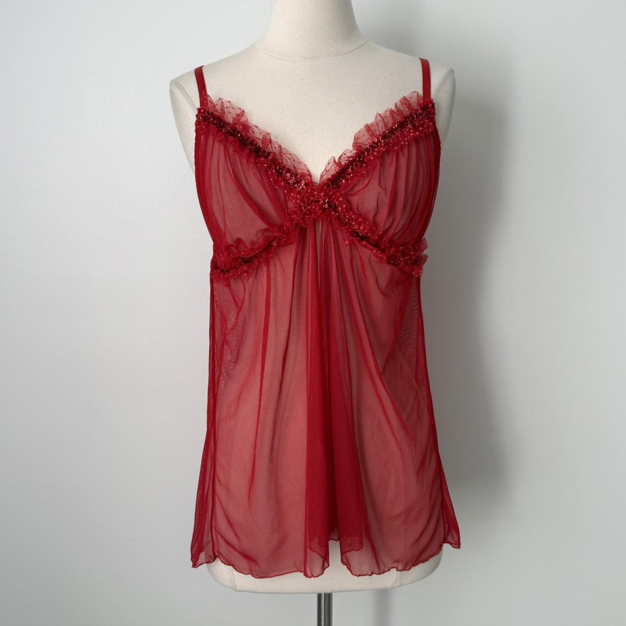 Dreamgirl mesh babydoll slip dress (fits S)