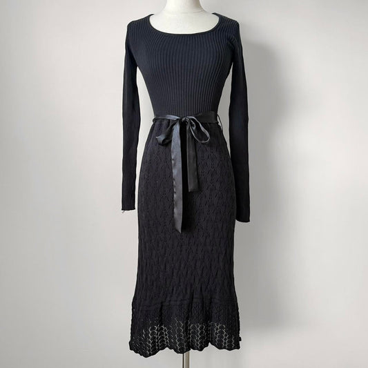 Etcetera gothic midi sweater dress (S)