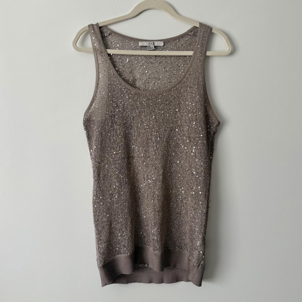Forever 21 crocheted tank top (M)