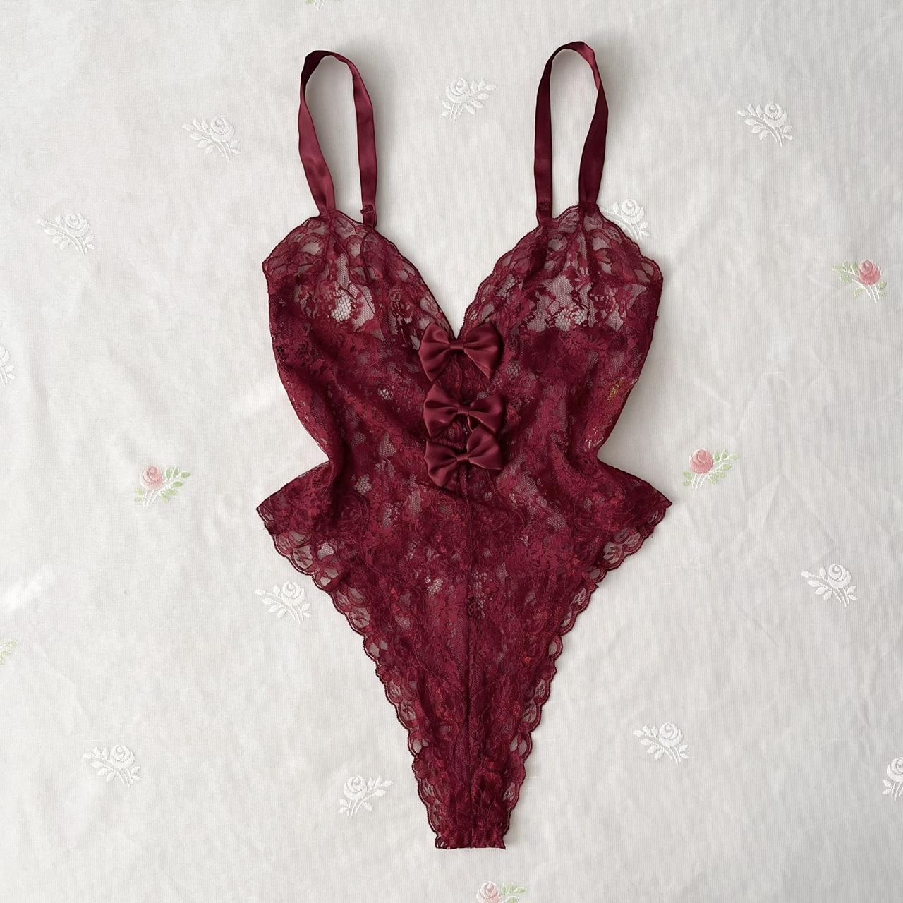 Victoria’s Secret burgundy bodysuit (S)