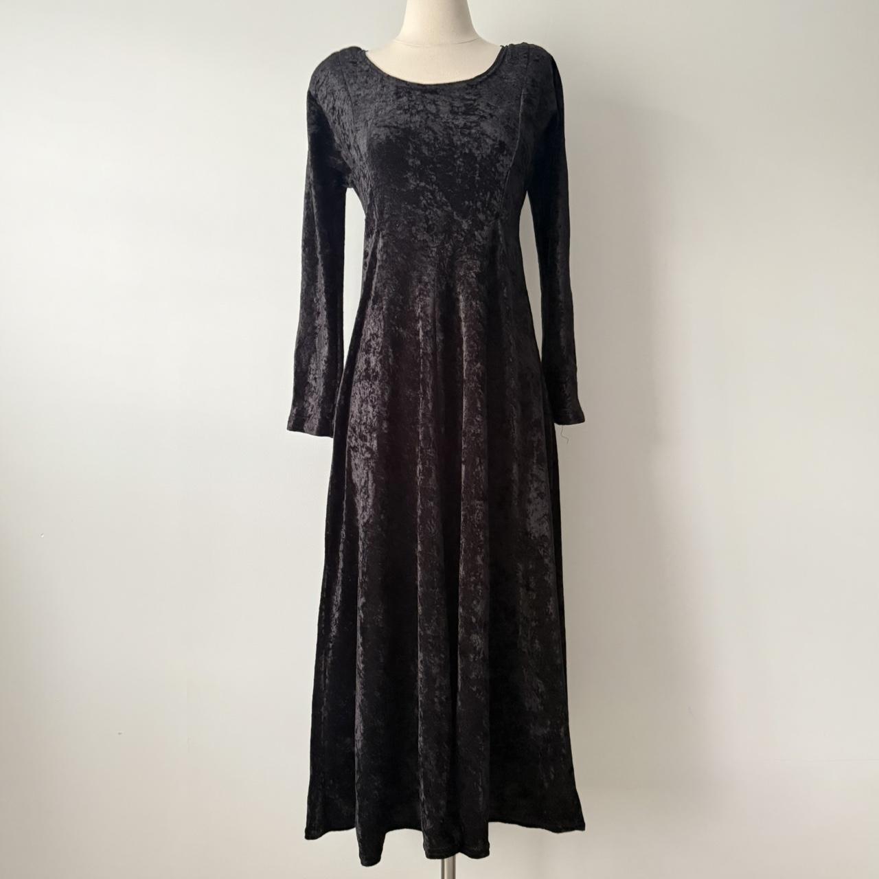 Ultra Flirt velour maxi costume dress (S)