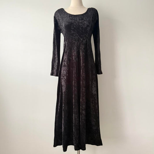 Ultra Flirt velour maxi costume dress (S)