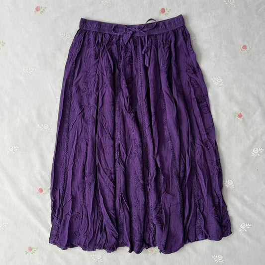 Catalog Classics whimsigoth purple skirt (M)
