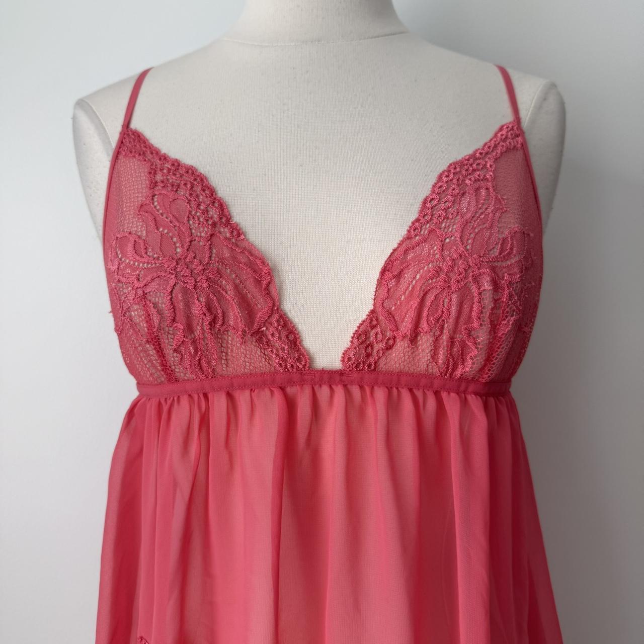 Victoria’s Secret soft sheer slip dress (L)