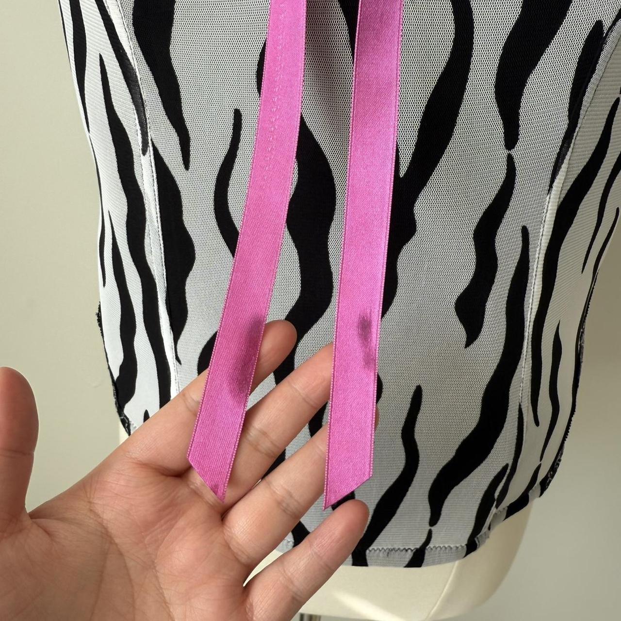 Cacique zebra print corset top (18/20)