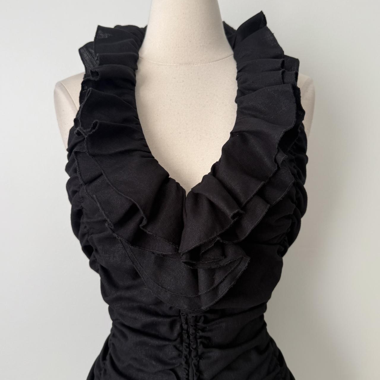 Boston Proper ruffle tiered halter top (18)