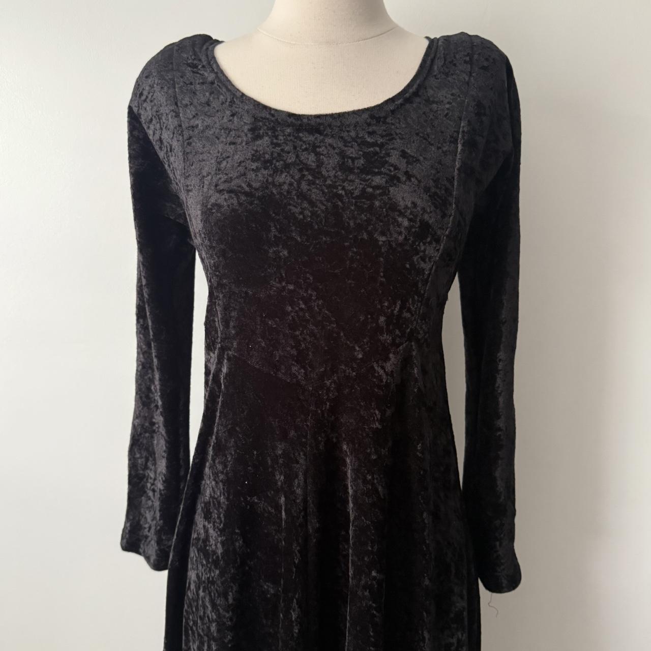 Ultra Flirt velour maxi costume dress (S)