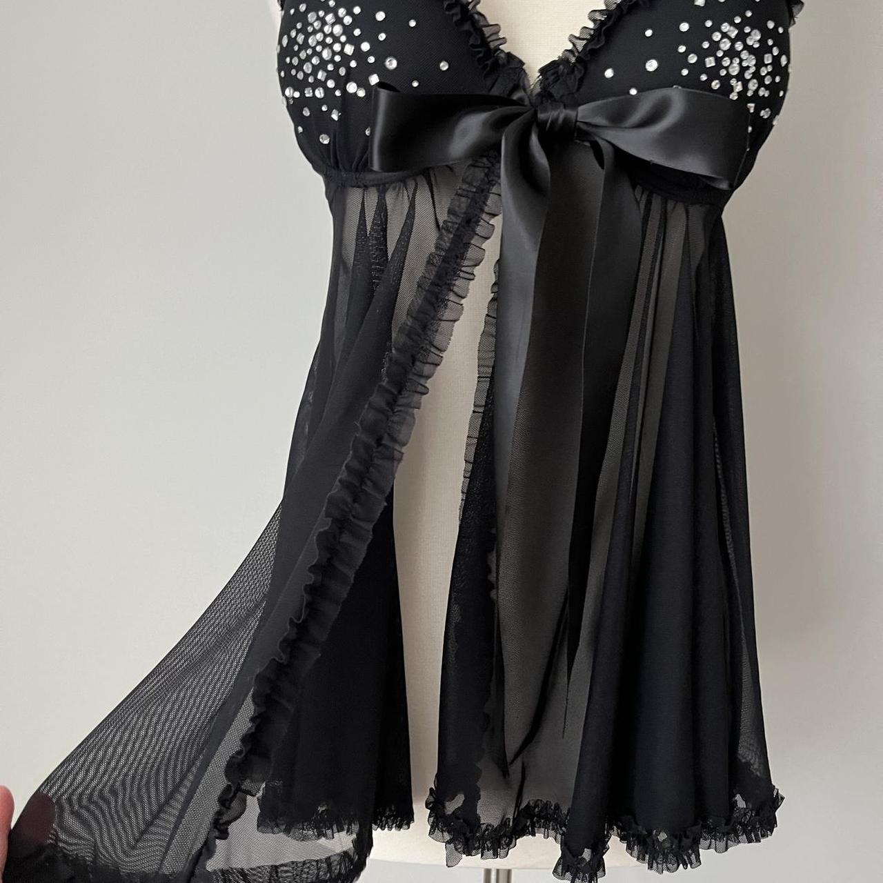 Victoria's Secret rhinestone slip dress (36C)