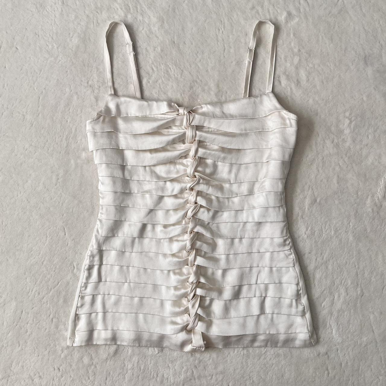 Caché silk tiered cami top (S)