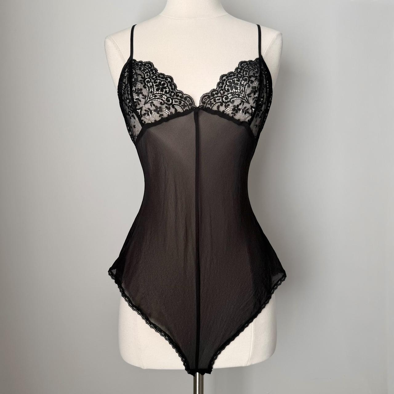 Victoria’s Secret silk lace bodysuit (M)