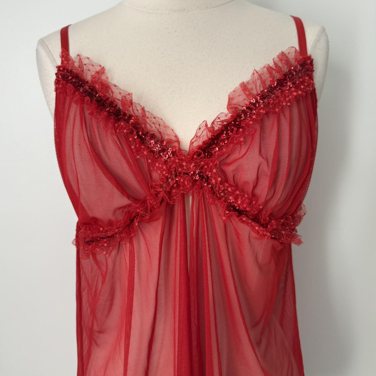 Dreamgirl mesh babydoll slip dress (fits S)