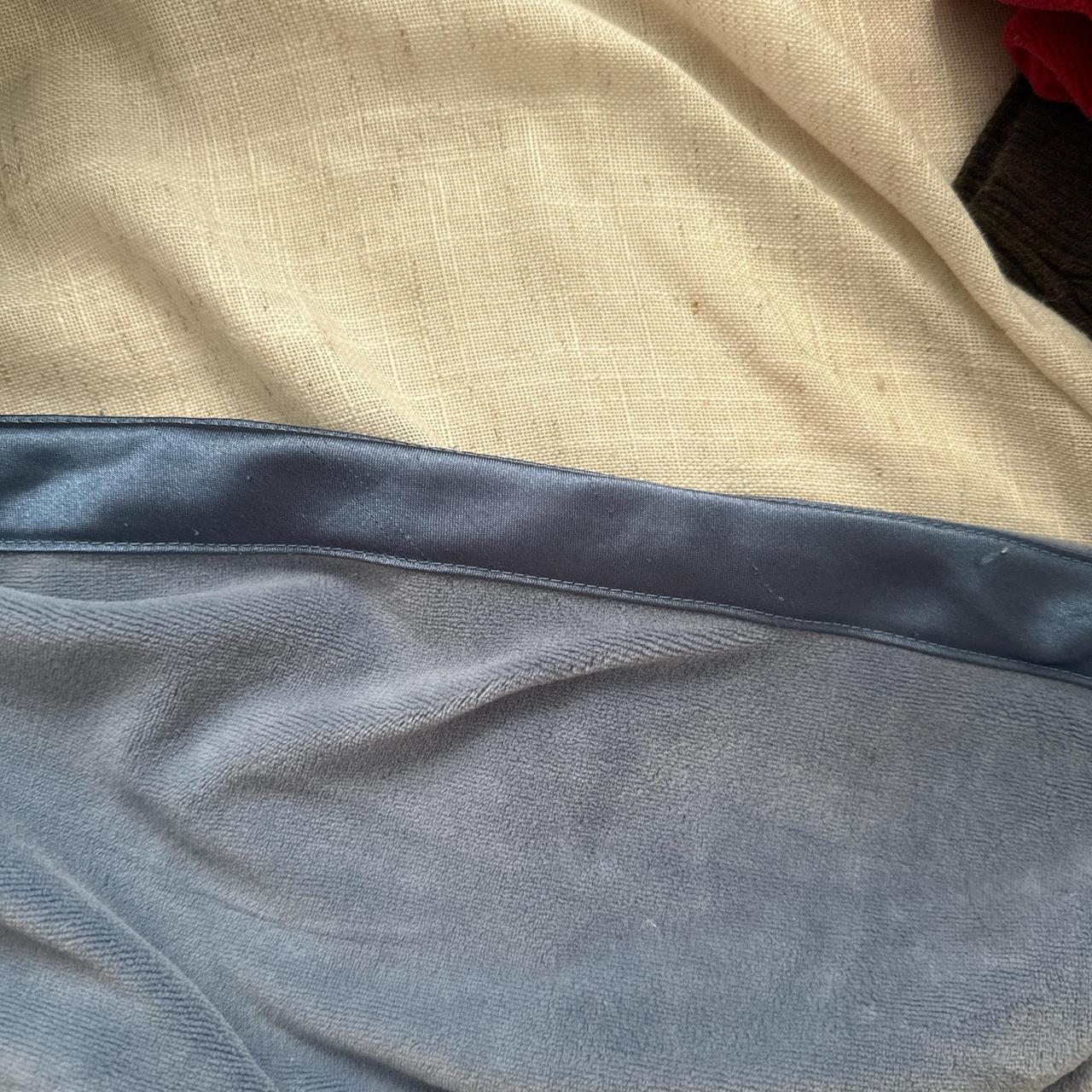 Blue velvet zip up sweatshirt (fits XL)