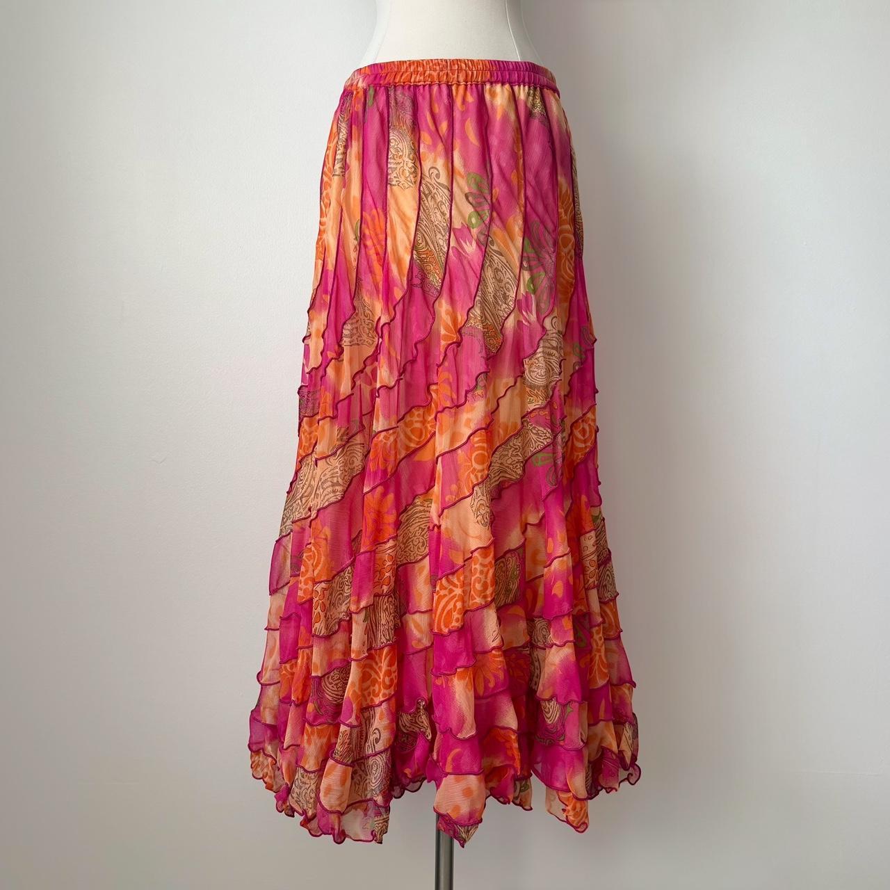 Yashi fairy patterned maxi skirt