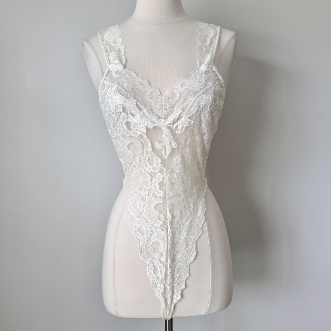 Victoria’s Secret sheer lace bodysuit (P)