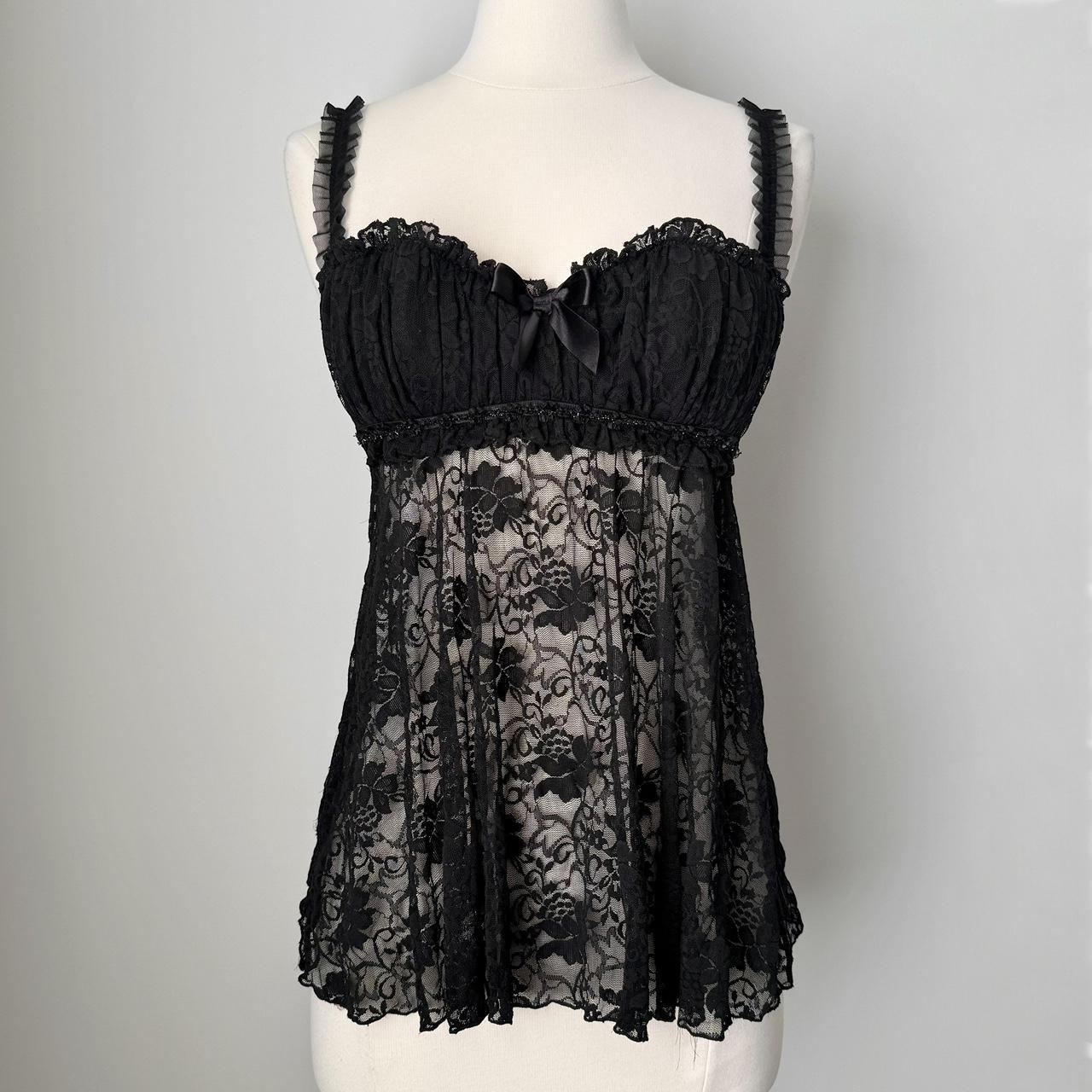 Frederick’s of Hollywood milkmaid lingerie top (S)