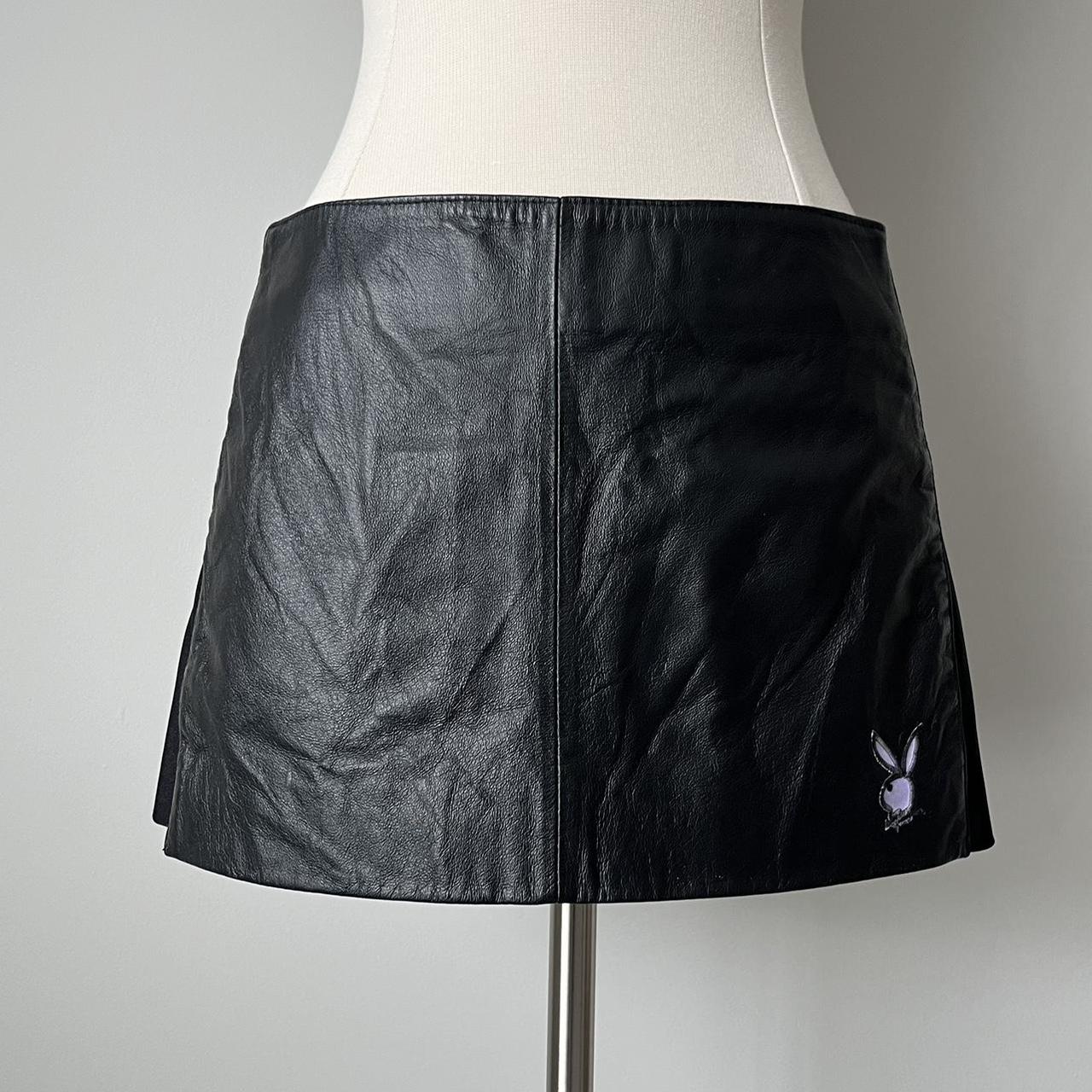 Arrow Playboy vintage leather skirt (4)