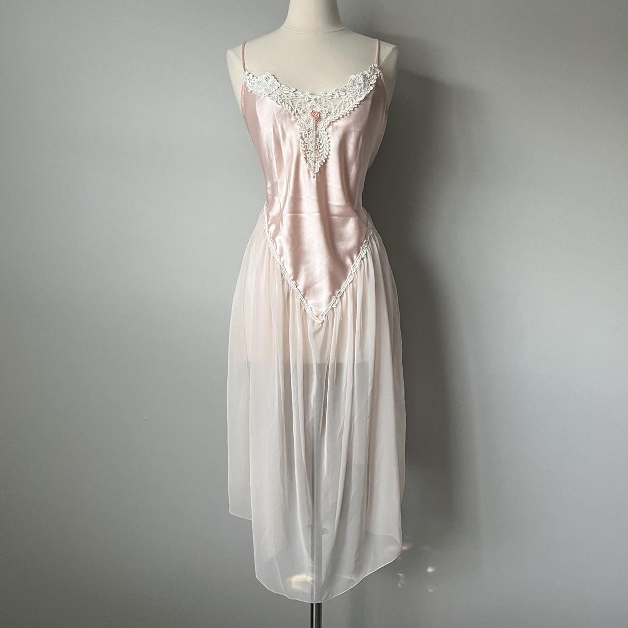 Pollinaise ballet chiffon slip dress (L)