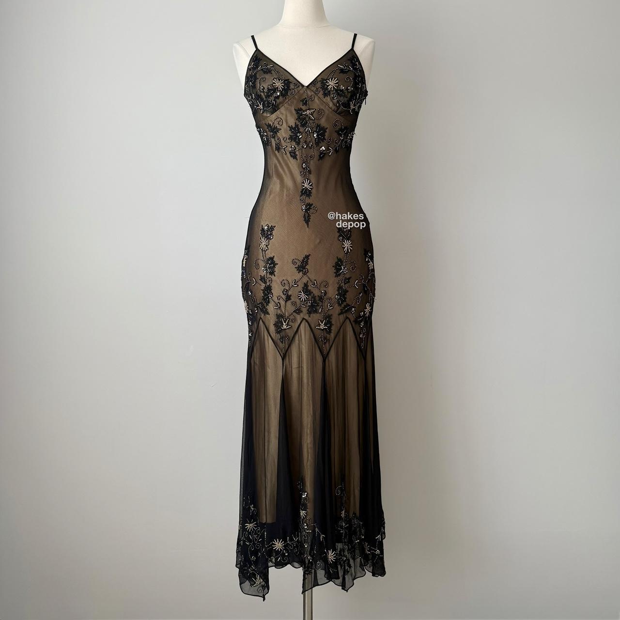 Adrianna Papell fairy beaded prom dress (2P)