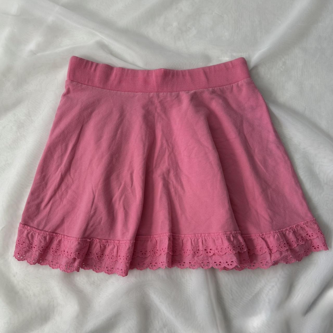Moda International pink mini skirt (M)