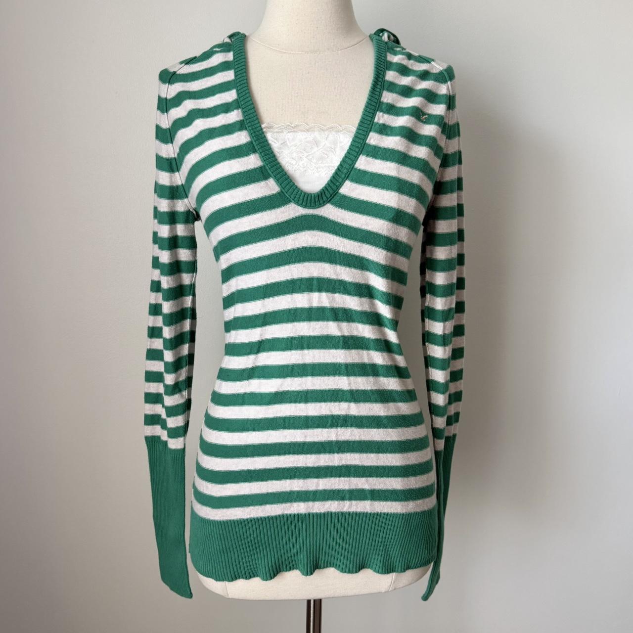 American Eagle striped sweater (L)