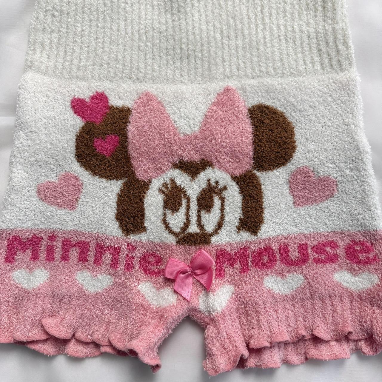 Minnie Mouse fuzzy knit shorts (fits S-M)