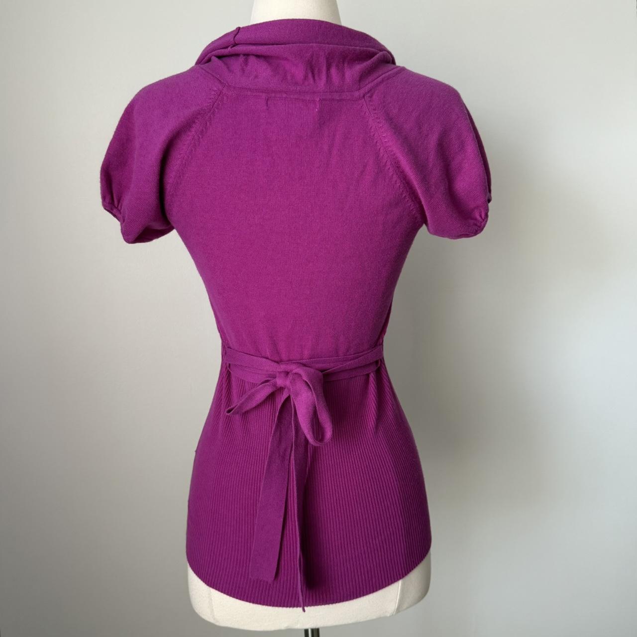 Charlotte Russe purple babydoll sweater (M)