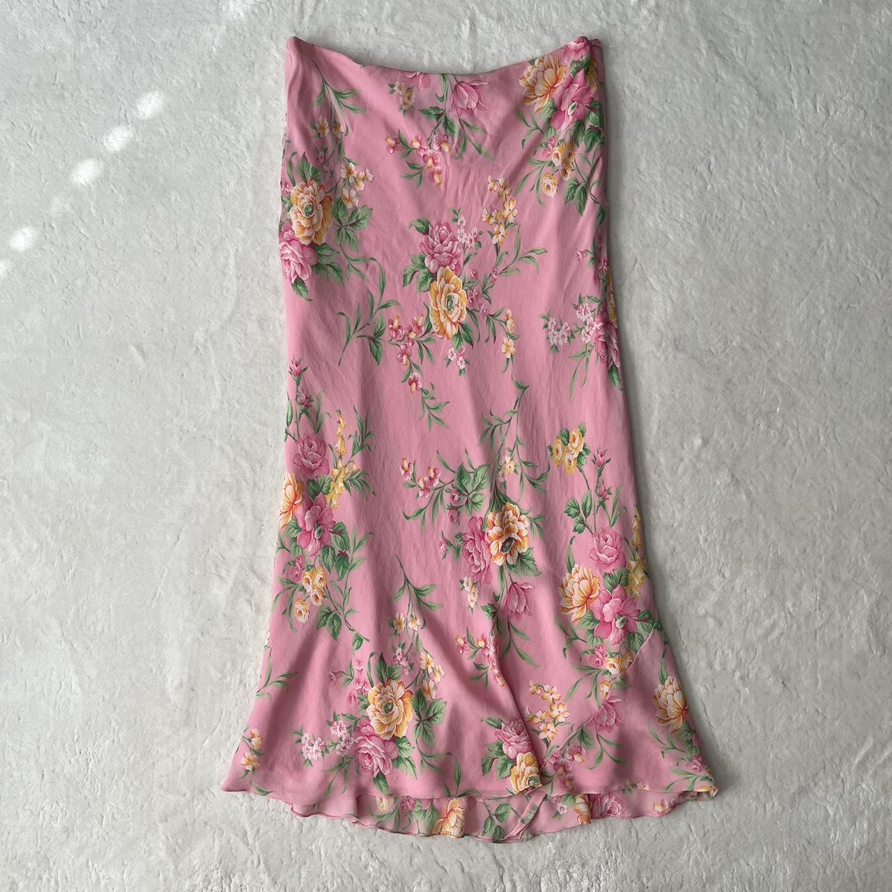 Jones New York coquette floral silk maxi skirt (12)