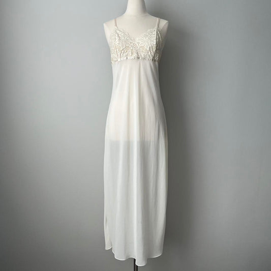 Valerie Stevens chiffon maxi slip (S)