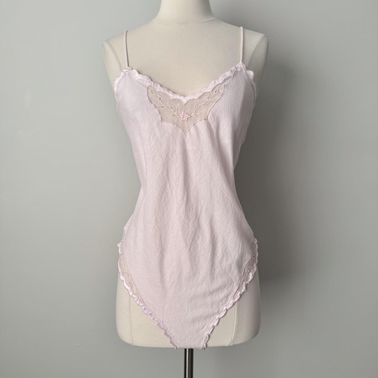 Victoria’s Secret vintage cotton bodysuit (L)