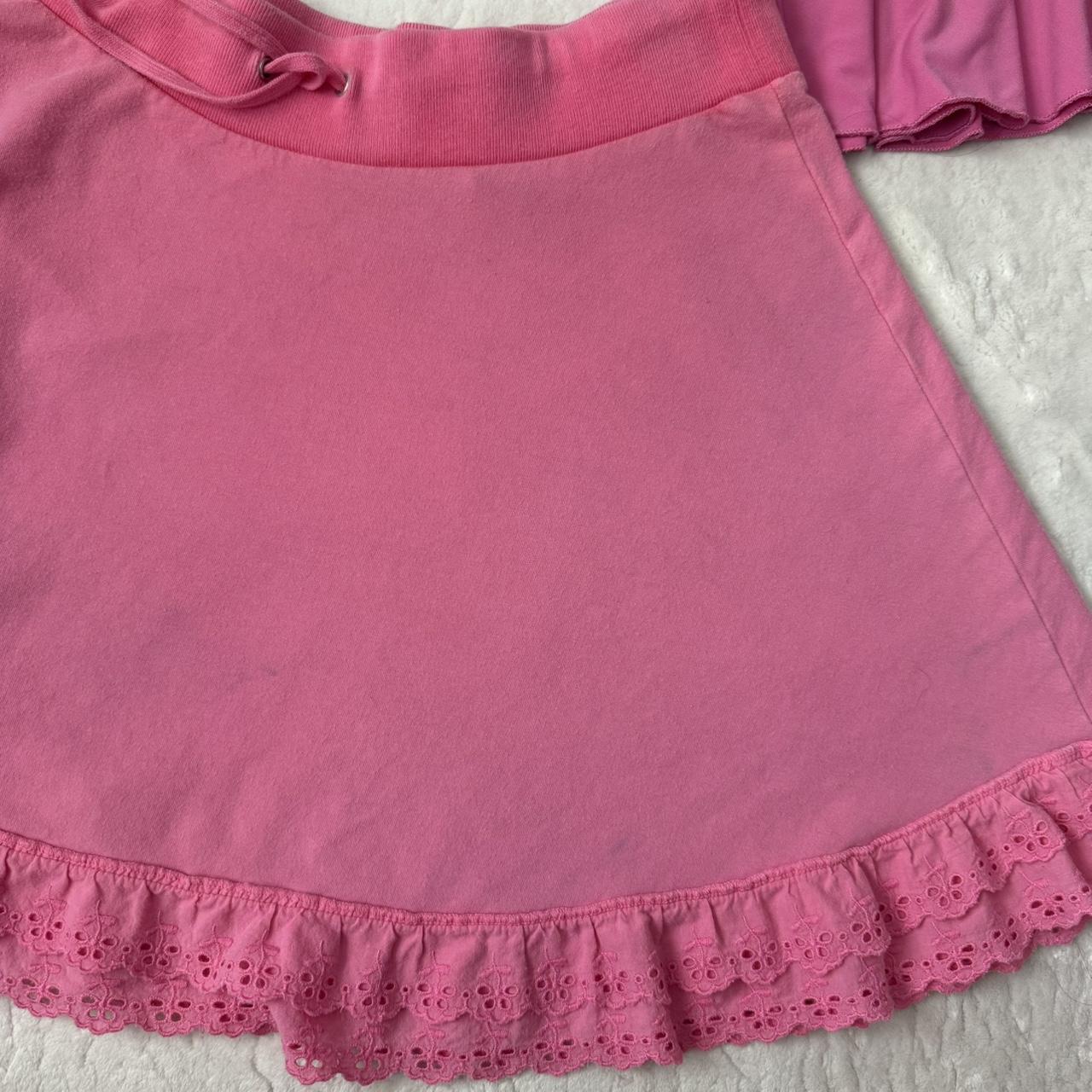 Moda International pink mini skirt (M)