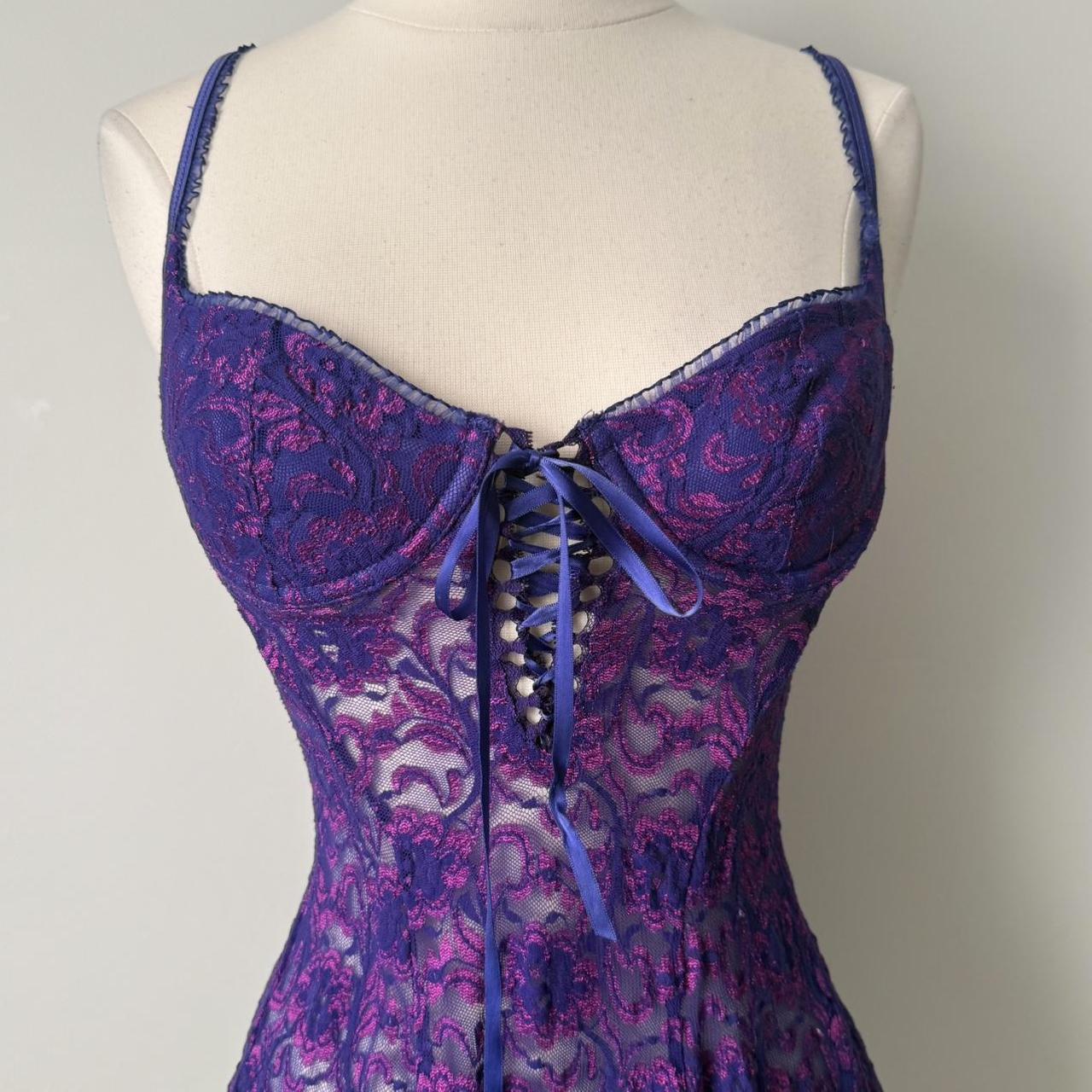 Frederick's of Hollywood lace slip dress (S)